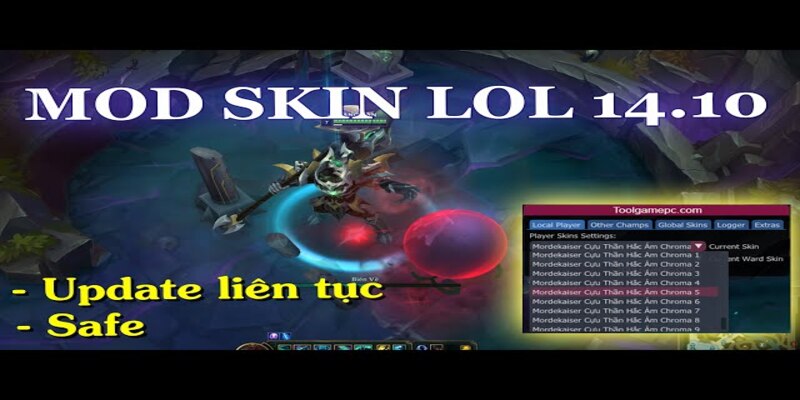 Các ưu điểm khi sử dụng mod skin lol