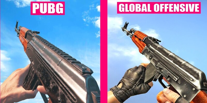 Đồ họa giữa CSGO vs PUBG rất tốt