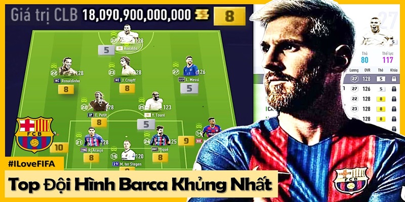 Lợi ích khi xây dựng đội hình Barca FO4 mạnh nhất